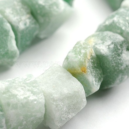 Nuggets aventurine vert naturel brins de perles de pierres précieuses G-J332-E07-1