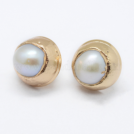 Orecchini di perle naturali EJEW-K070-07A-NR-1