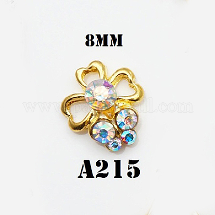 Cabochons Diamante de imitación de la aleación MRMJ-Q029-021D-1