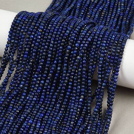Natürlicher Lapislazuli Perlenstränge G-RM250101-B37-1