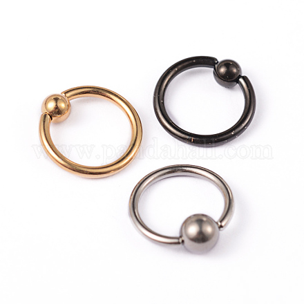 Vientre anillos de acero de titanio AJEW-F018-03-1