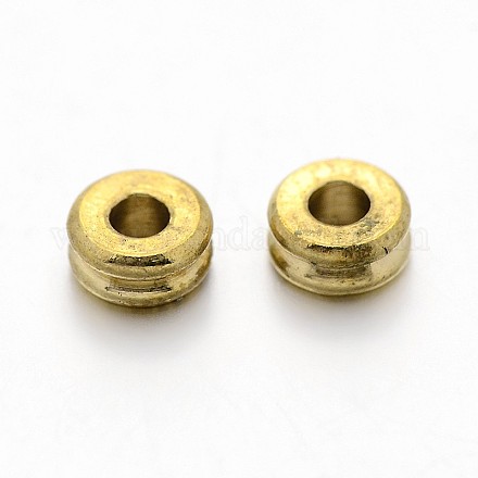 Brass Spacer Beads KK-E640-01-4mm-C-1