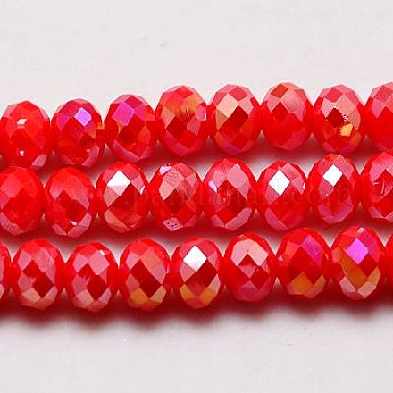 AB Color Plated Electroplate Glass Beads Strands X-GLAA-F001-3x2mm-04AB-1