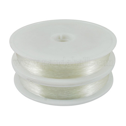 Cordino di cristallo elastico piatto trasparente X-EB0.5MMY-1