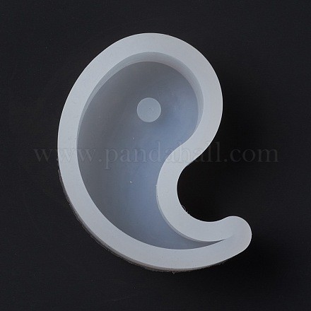 Stampi in silicone alimentare magatama metà ying e yang DIY-D043-02-1