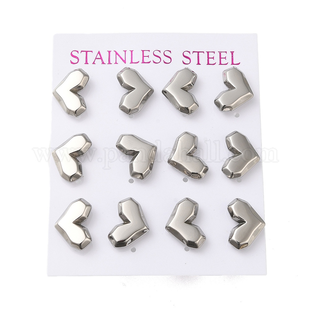 T&T 316L Stainless Steel Dragon Stud Earring – Single, High Quality, EZ34