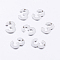 Tarnish Resistant 201 Stainless Steel Pendants, Stainless Steel Color, Number 3, 11x8x0.7mm, Hole: 0.5mm