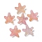 Opaque Acrylic Beads, Starfish, with Gold Powder, PeachPuff, 18x19x9mm, Hole: 1.6mm, about 375pcs/500g