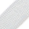 Imitation Jade Glass Beads Strands, Rondelle, Faceted, White, 5x6x5mm, Hole: 1.2mm, about 98pcs/strand, 17.32''(44cm)