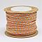 Braided Nylon Cord, Macrame Woven Rope, for Jewelry Making String Knitting Craft, Colorful, 2mm, about 20yards/roll