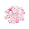 Transparent Acrylic Beads, Mixed Shapes, Pearl Pink, 4~6x6.5~8.5x4~5mm, Hole: 1.5mm, about 1503pcs/179g