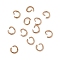 304 Stainless Steel Open Jump Rings, Round, Rose Gold, 5x0.8mm, 20 Gauge, Inner Diameter: 3.5mm