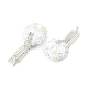 Handgemachte Fimo-Perlen Strass&nbsp;CLAY-Z006-02A-2