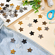 FINGERINSPIRE 36PCS Star Hotfix Rhinestone Patches 0.8 inch 6 Colors Small 5 Star Sewing Appliques Patch Resin Rhinestone Iron on Patches for Clothing Jackets Pants Backpack Repairing Decoration DIY-FG0003-68-5