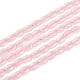 Fili di perline quarzo roso  naturale  G-E560-P01-1