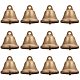 NBEADS 30 PCS 38mm/1.5 Inch Antique Bronze Vintage Jingle Bells for Home Decorations, Hanging Decorations Crafts, Aeolian Bells Making, Anti-Thief, Christmas Bells Making, Dog Potty Training