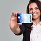 PVC プラスチック防水カード ステッカー  銀行カードの装飾用の粘着カードスキン  長方形  山模様  186.3x137.3mm DIY-WH0432-003-7