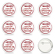 GLOBLELAND 9Pcs Health Tinplate Brooch Unisex Pins Bag Accessories Covid-19 Vaccine Pins Buttons for Party Team Souvenir JEWB-WH0012-012-1