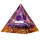 Decorazioni piramidali in cristallo ametista JX069A-1
