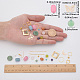 Kits de fabricación de aretes de piedras preciosas diy de sunnyclue DIY-SC0013-14-6