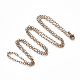 Латунь кабель цепи материалы для ожерлеья MAK-T006-05R-1