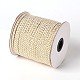 Braided Cloth Threads Cords for Bracelet Making OCOR-L015-07-3