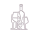 Бокал для вина из углеродистой стали для резки трафаретов DIY-F028-76-5