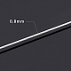 Benecreat 33フィート0.03インチ（0.8mm）7連ライトグレービーズストリングワイヤーナイロンコーティングされたステンレス鋼ワイヤーネックレスブレスレットビーズ工芸品用 TWIR-BC0001-04B-4
