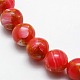 Round Synthetic Imperial Jasper Beads Strands G-I098-10mm-03-2