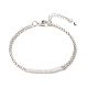 Natürlichen Rosenquarz Perlen Armbänder BJEW-JB06384-09-1