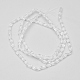 Chapelets de perles en verre transparente   EGLA-E046-B01-2