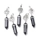 Synthetic Non-magnetic Hematite Pointed Big Pendants G-D0021-01P-14-1