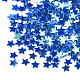 輝くネイルアートの輝き  マニキュアスパンコール  キラキラネイルスパンコール  スター  ブルー  2.5x2.5x0.3mm X-MRMJ-T017-04A-2