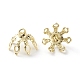 Perle pendenti in ottone con cappuccio KK-H739-19-3