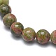 Bracelets extensibles de perles naturelles unakite BJEW-K212-A-006-3