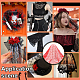 Polyester-Spitzenstoff mit Halloween-Motiv&nbsp;DIY-WH0699-75D-1-5