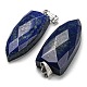 Lapis-lazuli naturelles ont fait pendentifs G-M405-07P-01-2