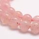 Chapelets de perles en quartz rose naturel G-E380-06-8mm-3