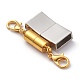 Brass/Stainless Steel Magnetic Clasps KK-XCP0001-27-2