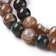 Chapelets de perles en agate à rayures naturelles/agates à bandes X-G-G582-8mm-41-3