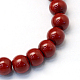 Baking Painted Pearlized Glass Pearl Round Bead Strands HY-Q003-6mm-35-2
