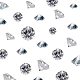N Perlen 4850 Stück Acryl Diamanten GACR-NB0001-01-1