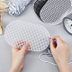 WADORN 4pcs Plastic Mesh Canvas Sheets for Embroidery DIY-WR0002-12-3