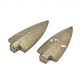 Flèches pendentifs de pyrite naturelles G-I125-44-2