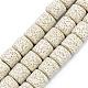 Synthetic Lava Rock Beads Strands G-S359-171M-1