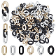 Hobbiesay 300 шт. 6 стильные пластиковые соединительные кольца ccb с распылением CCB-HY0001-07-1