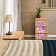 3 シート 3 スタイル花 PVC 防水装飾ステッカー  家具装飾用の粘着性の花柄デカール  花  300x150mm  1枚/スタイル DIY-WH0404-029-5