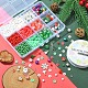 Kit para hacer pulseras navideñas diy DIY-YW0006-86-5