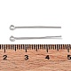 Rhodium Plated 925 Sterling Silver Eye Pins STER-M117-04A-P-3