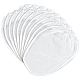 Gorgecraft bolsa de filtro de pintura de 5 galón bolsas de filtros de malla fina blanca cubos de pintura para el hogar bolsas de filtro de apertura elástica bolsa de malla de filtro de poliéster para pintura de aceite AJEW-WH0041-34-1